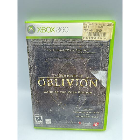 The Elder Scrolls IV Oblivion Game of the Year Edition (Xbox 360, 2007) - Picture 1 of 6